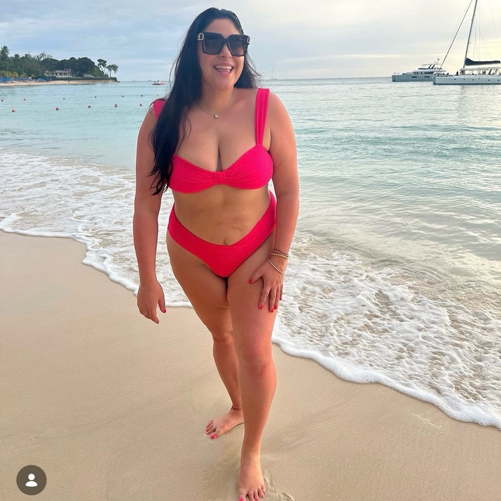 Joe Fresh x Roxy Earle Oasis Bikini Top and High Rise Cheeky Bottoms Swimsuit
